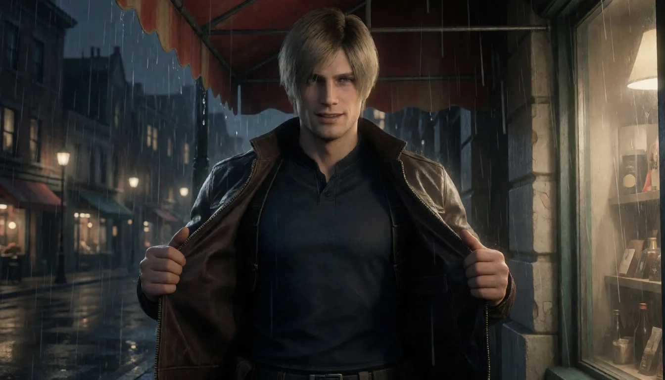 A picture of Leon in this moment