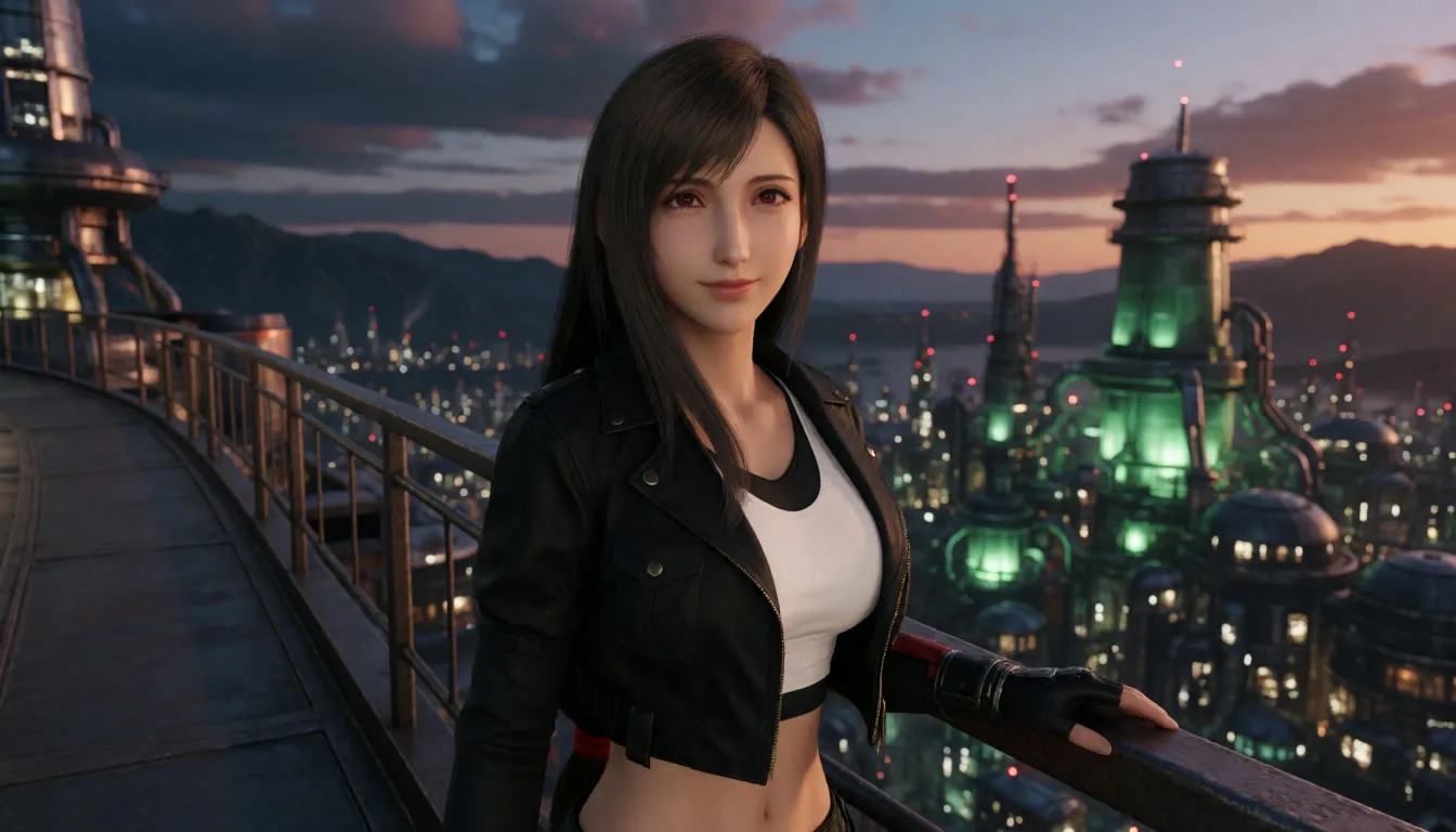 A picture of Tifa in this moment