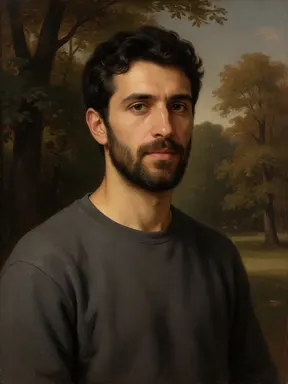 Oil painting style